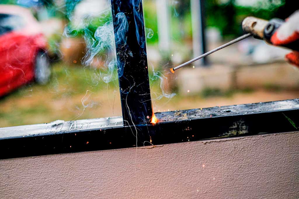 Trabajos de soldadura a domicilio