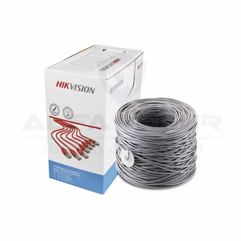 Cable utp categoría 5 100% cobre x 305 Metros Interior HIKVISION DS-1LN5E-E/E